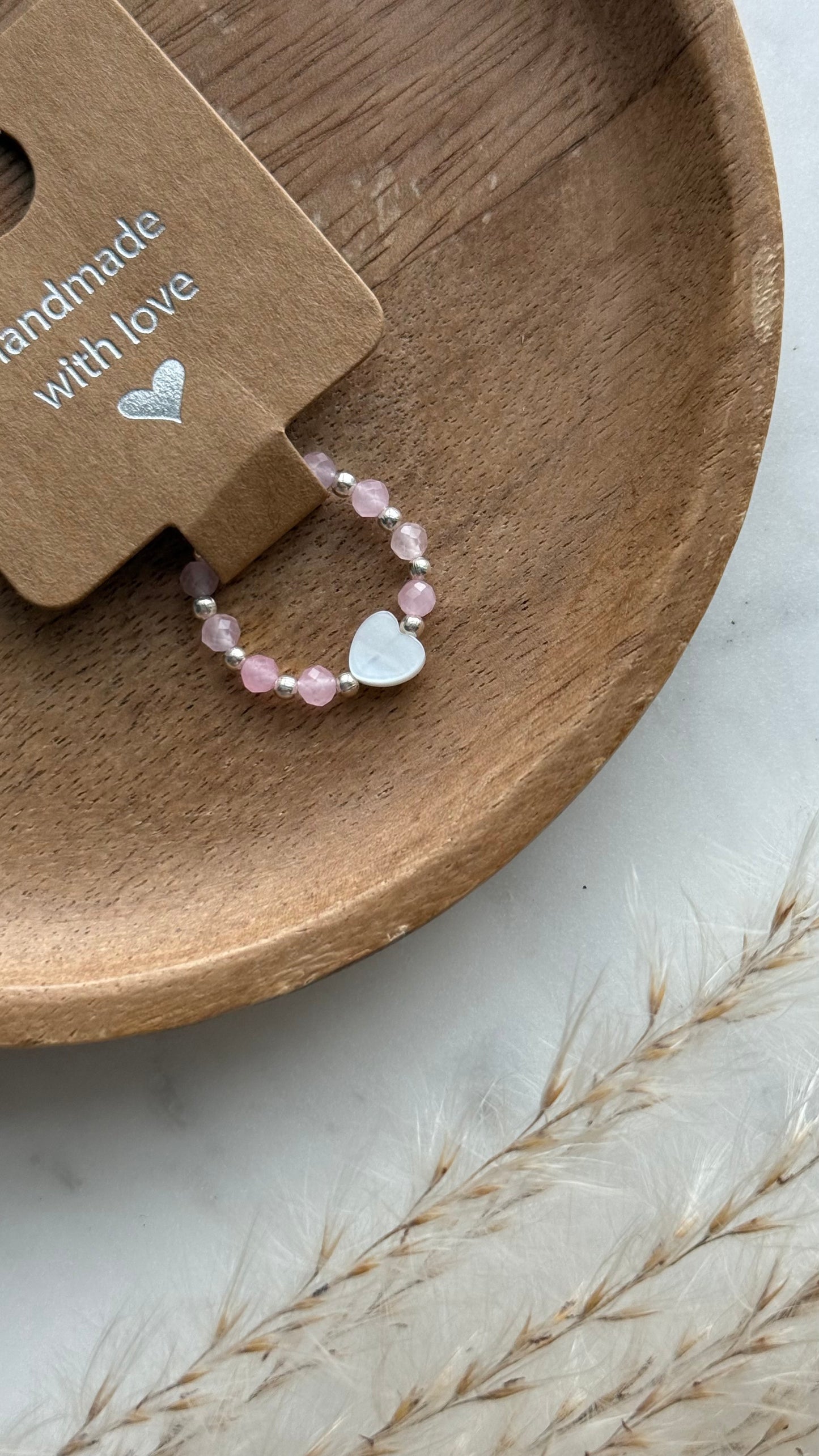 Pierścionek Pink Heart