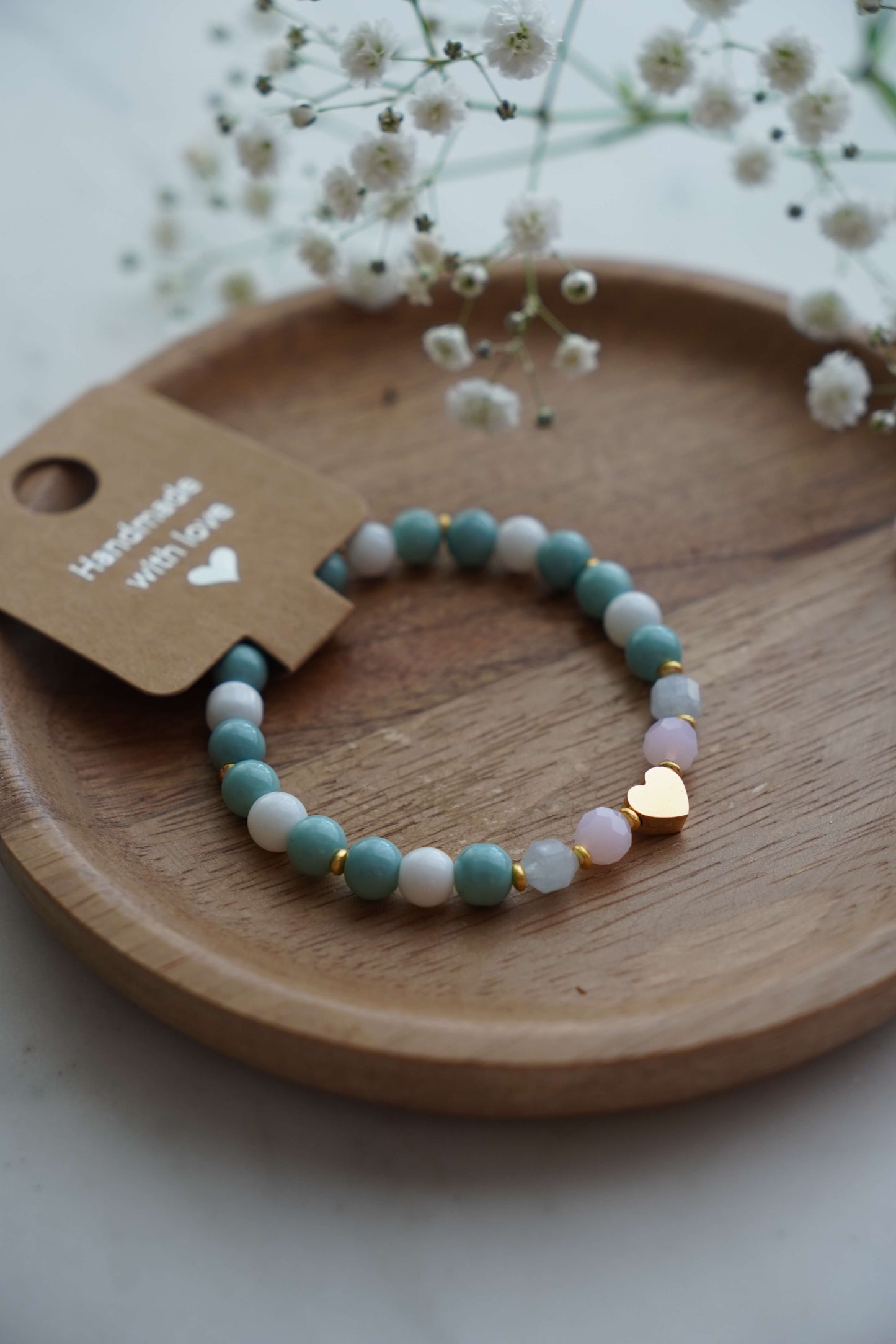 Bransoletka Heart of Amazonite