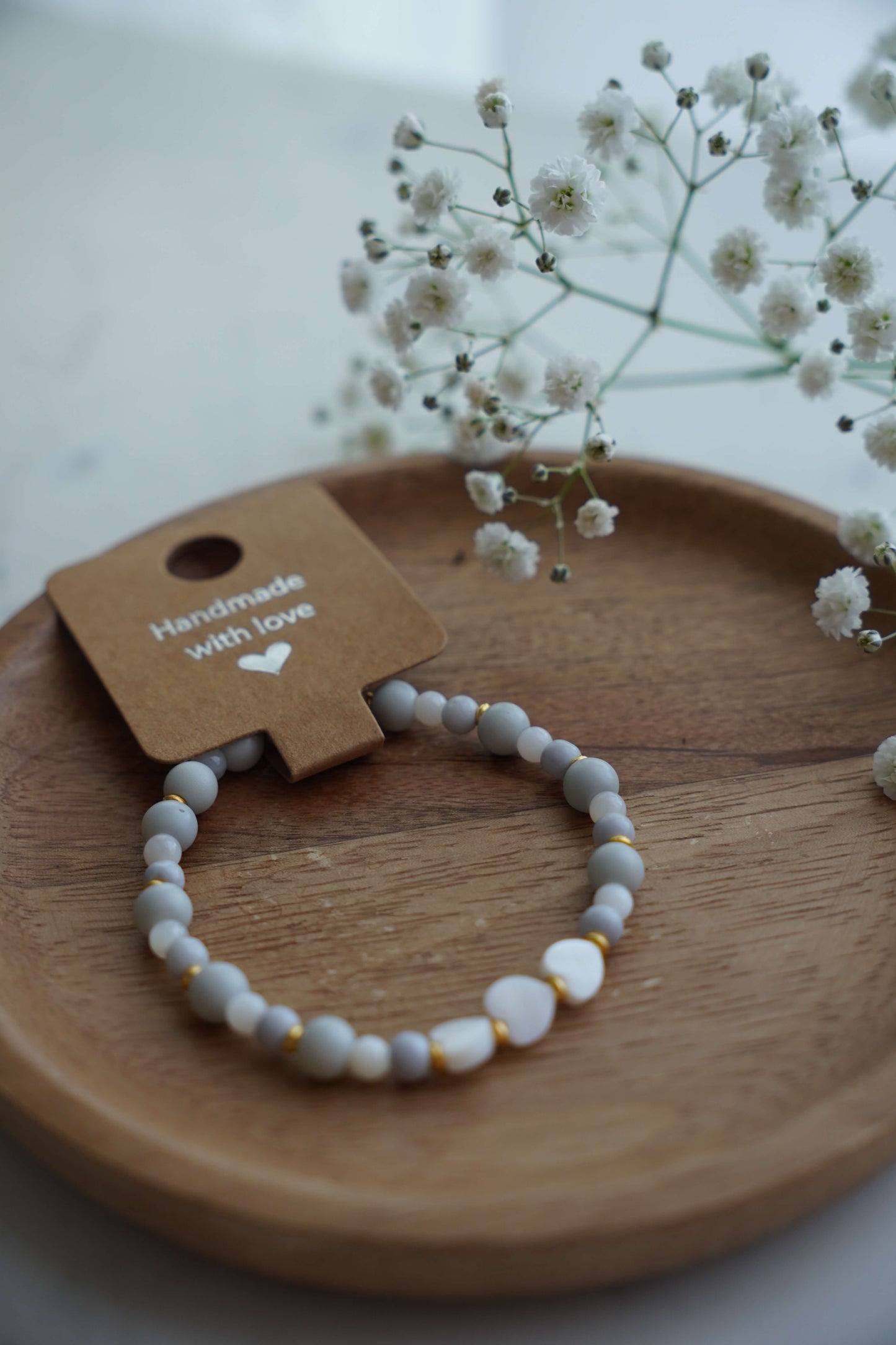 Bransoletka White Heart