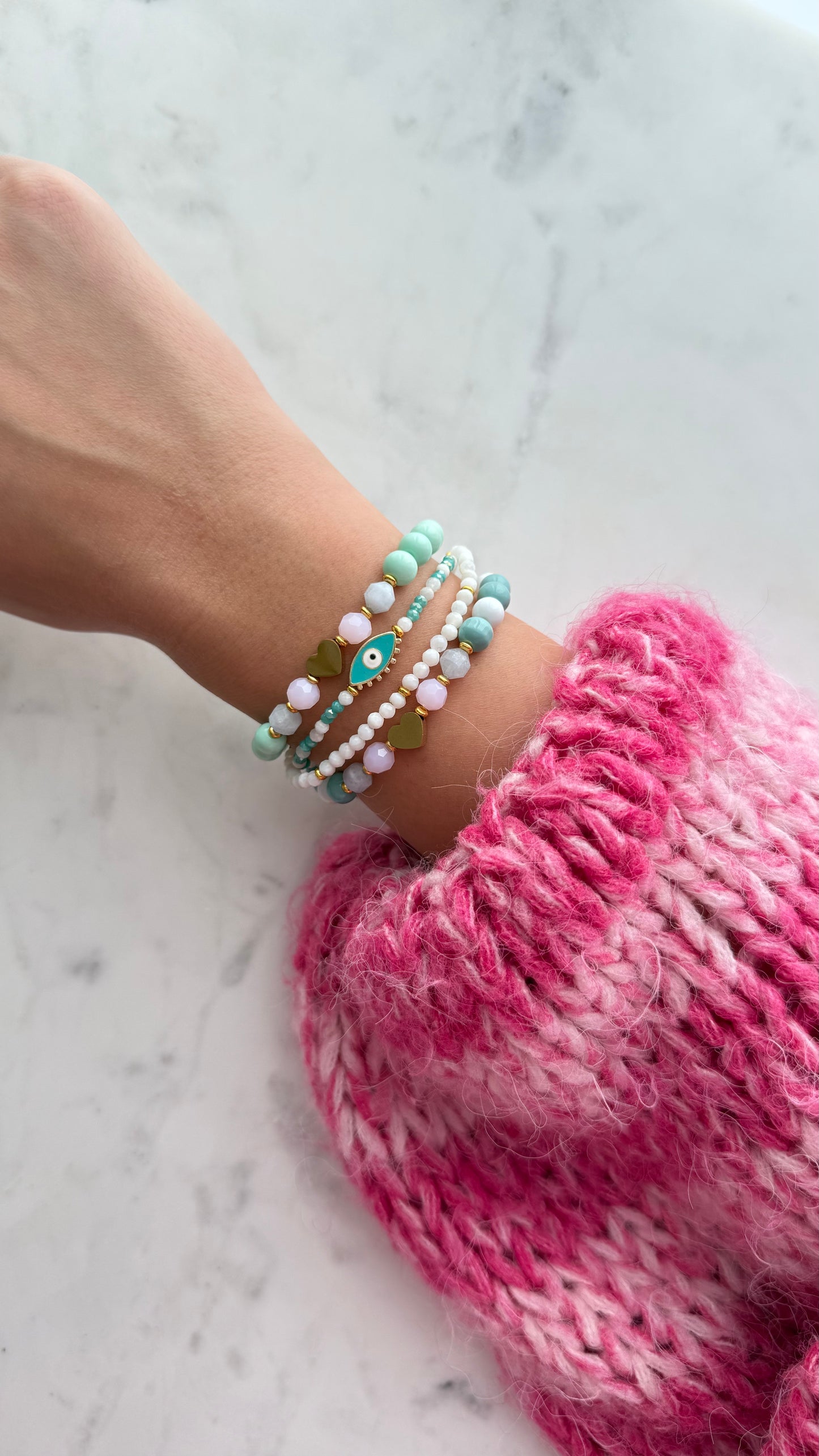 Bransoletka Heart of Amazonite